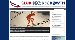 Desktop Screenshot of clubfordegrowth.org